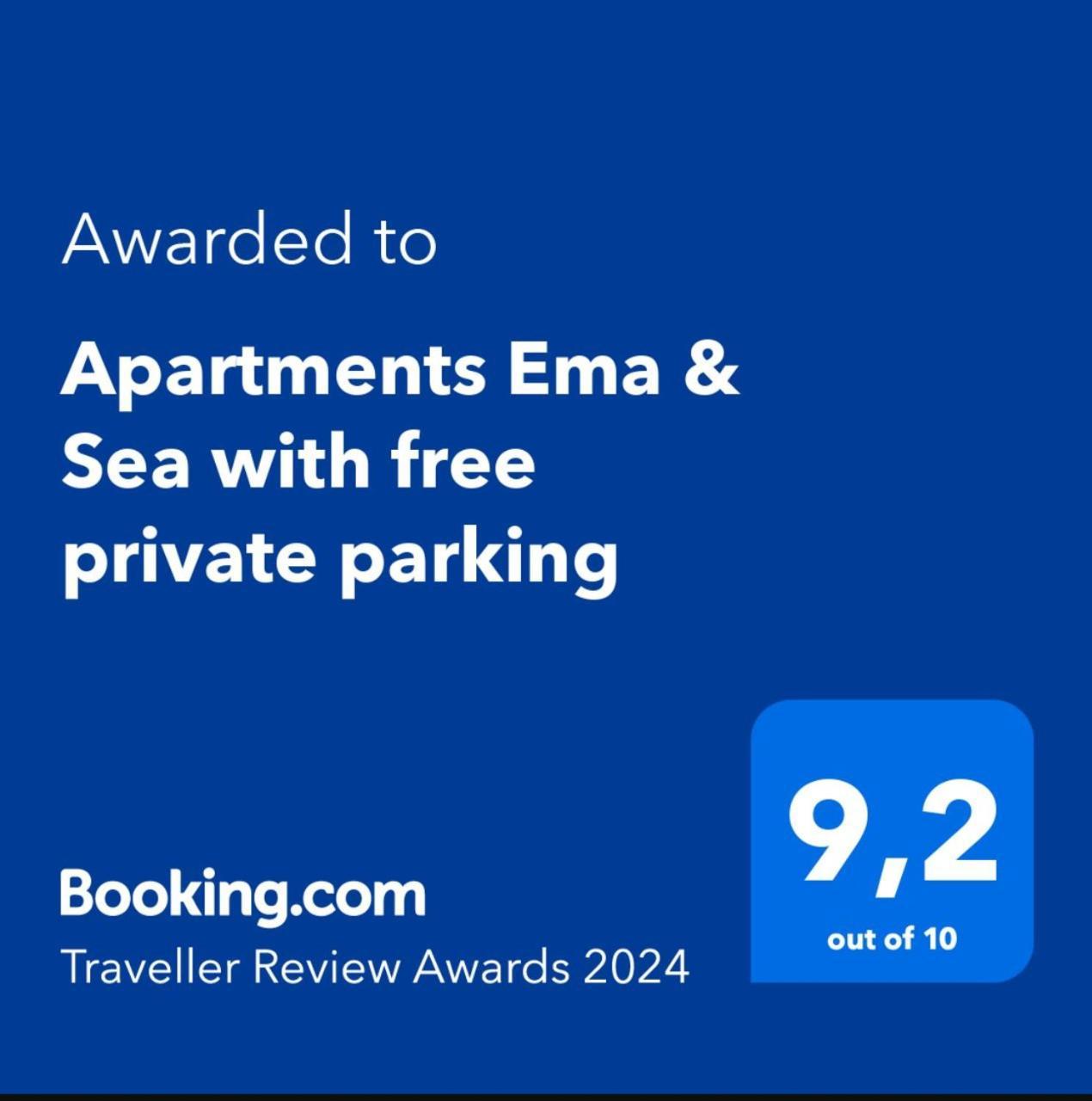 Ema & Sea Apartment's With Free Private Parking Apartment